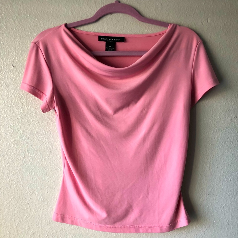 Briggs New York Pastel Pink Top Petite Small